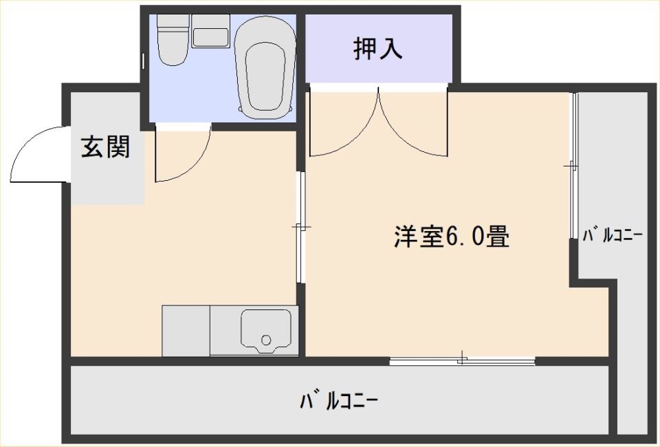 コーポ御用 間取り
