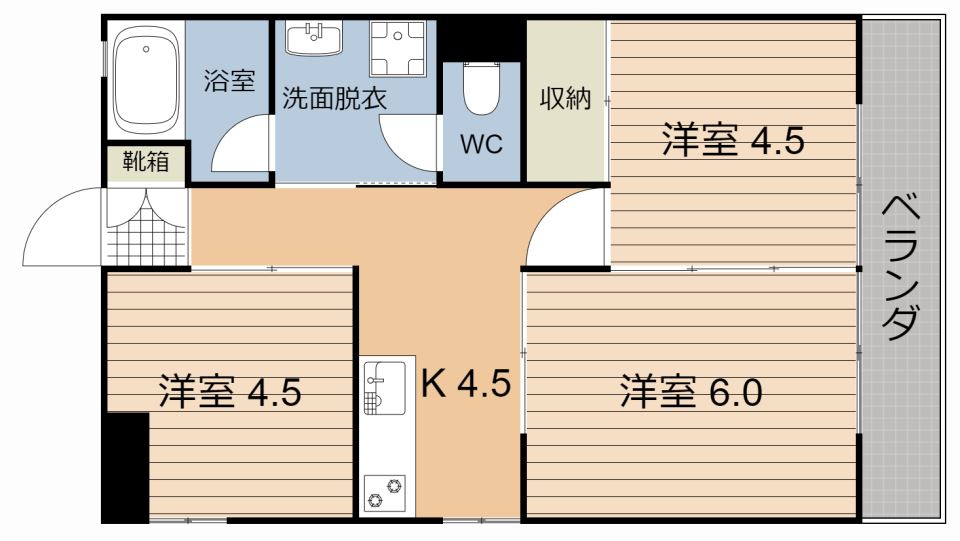 メゾン甲南 間取り