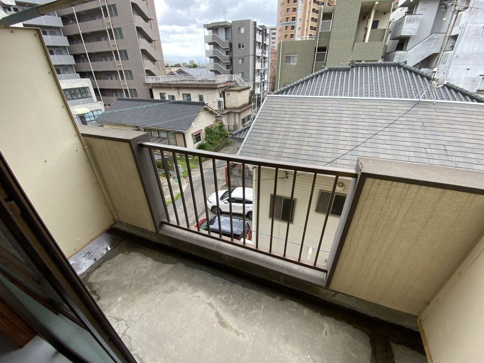 森マンション ベランダ