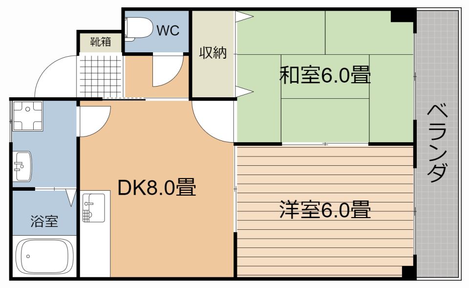 ヒロ２０００ 間取り