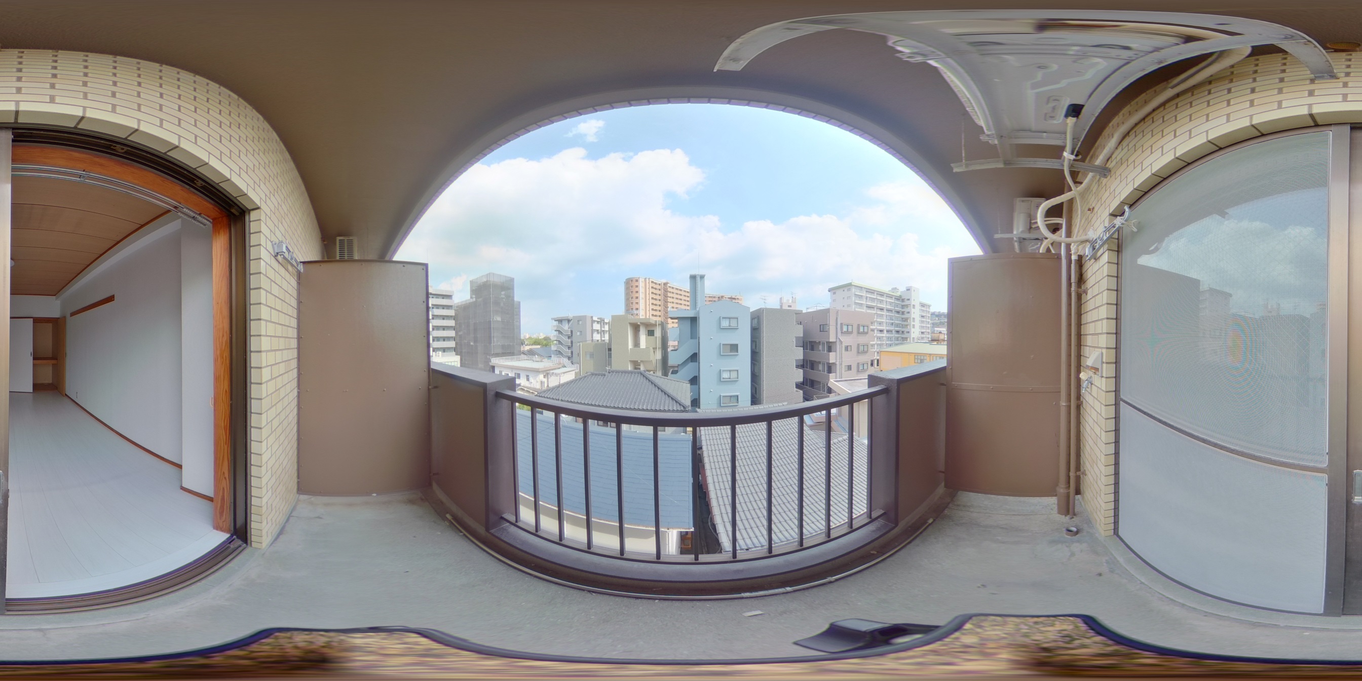 森マンション ベランダ