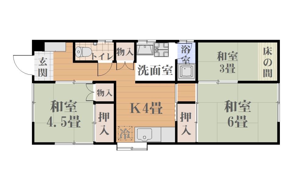 五百路アパート 間取り