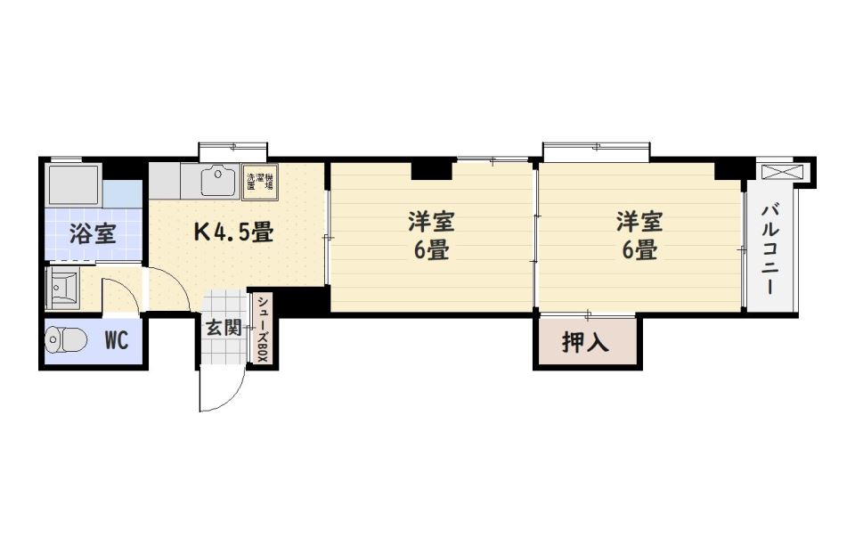 竹田ハイツ 間取り