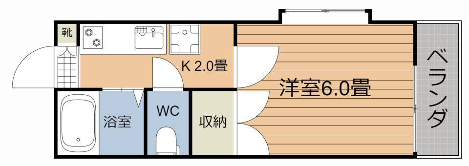 エントピア鴨池Ⅱ 間取り
