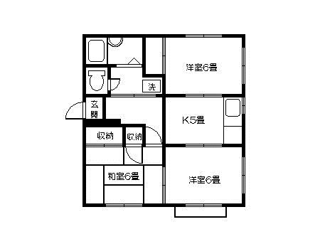 山口ハイツ 間取り