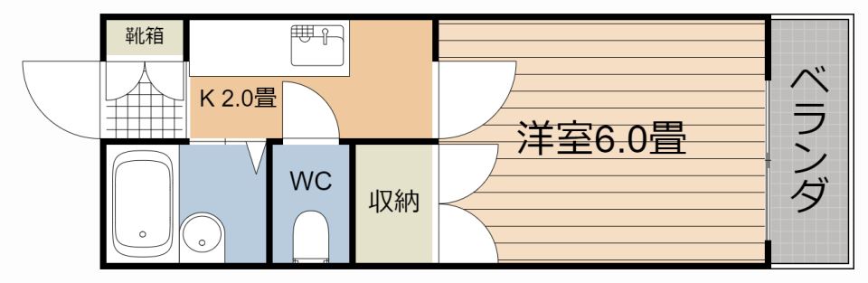 サンシティ鴨池Ⅱ 間取り