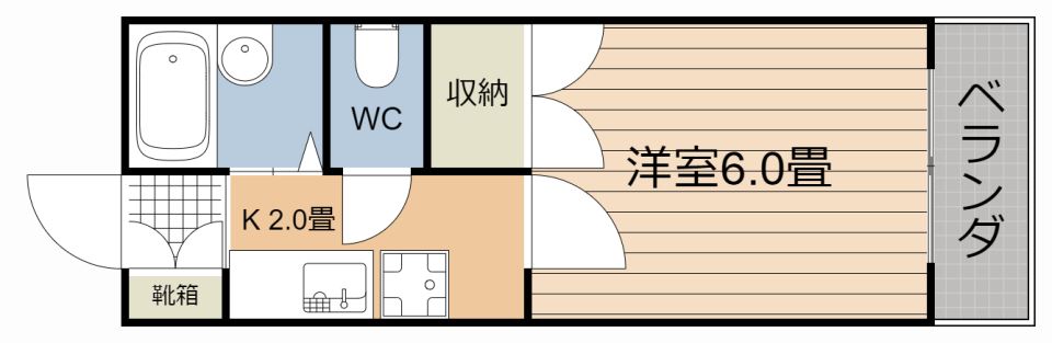 サンシティ鴨池Ⅱ 間取り