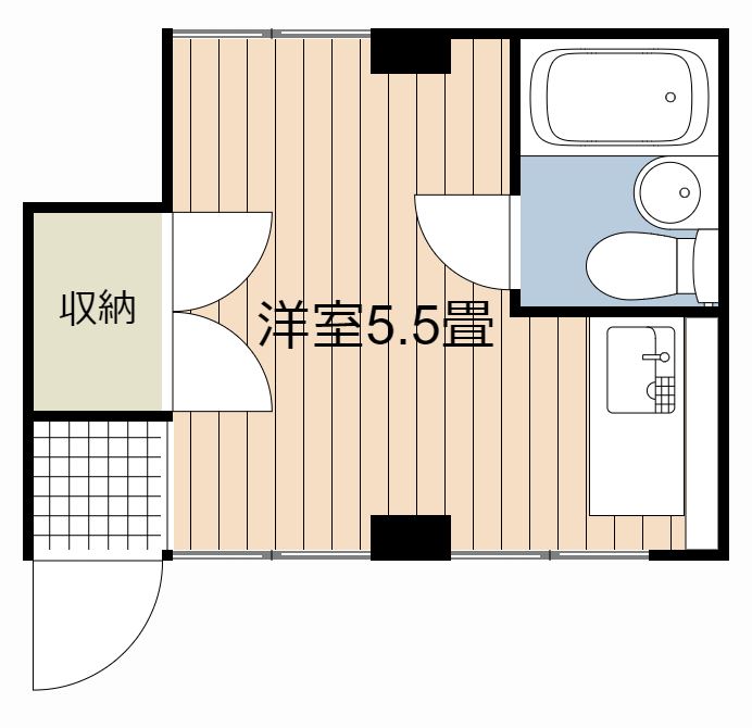 キャッスル永野 間取り