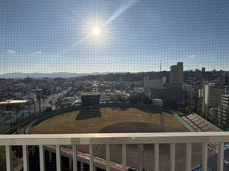鴨池二丁目団地１号棟 眺望