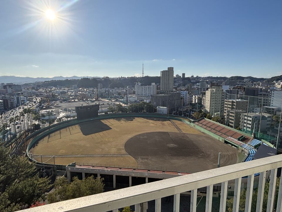 鴨池二丁目団地１号棟 ベランダ