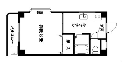 コンフォート幸（ＹＵＫＩ） 間取り