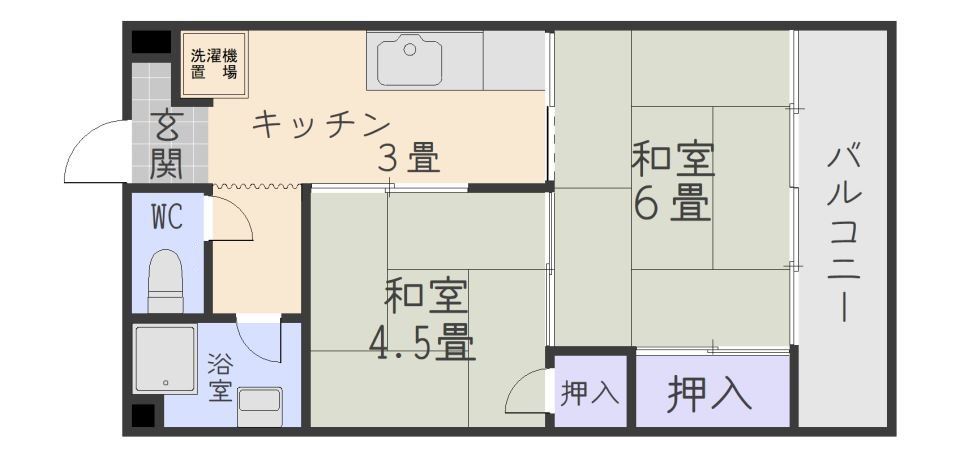 末吉ビル（鴨池） 間取り