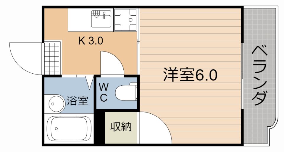 アルルコーポ紫原 間取り