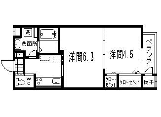Ｃａｓａ　ＣａｌｖｅｔⅡ 間取り