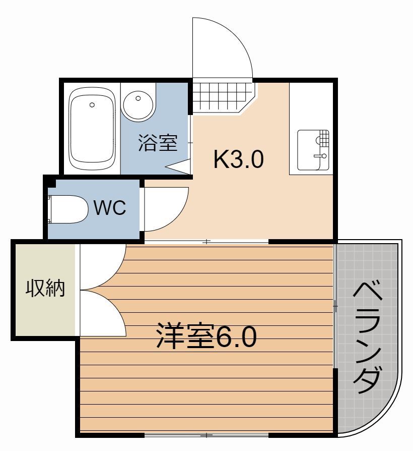 アルルコーポ紫原 間取り