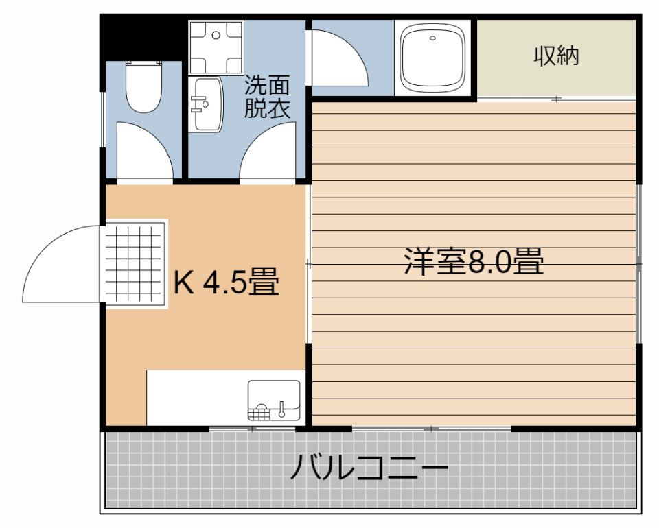 パレス鴨池 間取り
