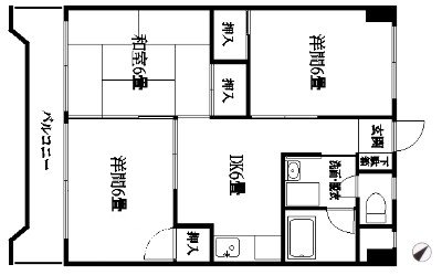 エレガント谷山 間取り