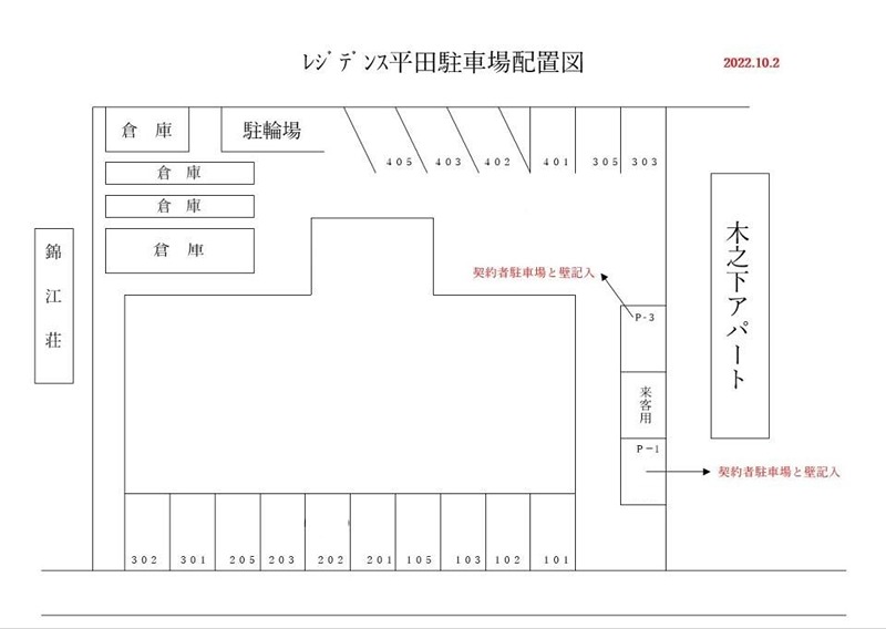 レジデンス平田 間取り