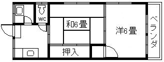 寿荘１号棟 間取り