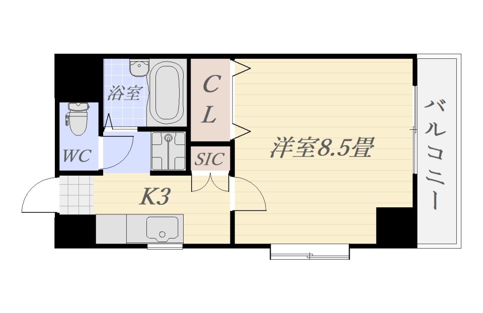 ヨーロピア甲東 間取り