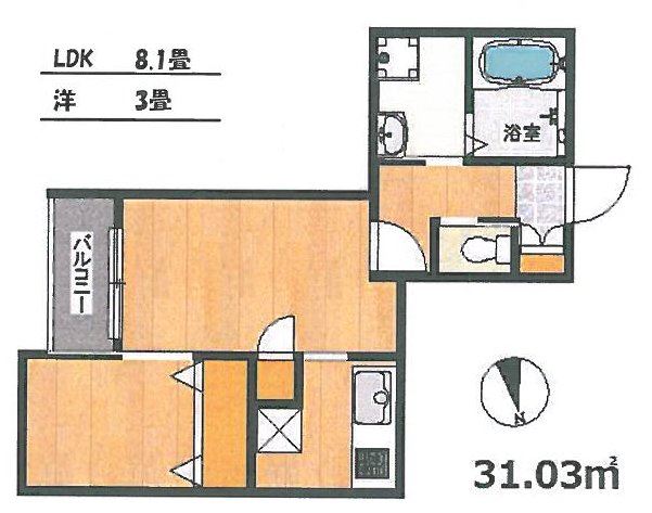 Ｌａ Ｌｕｃｅ　谷山 間取り