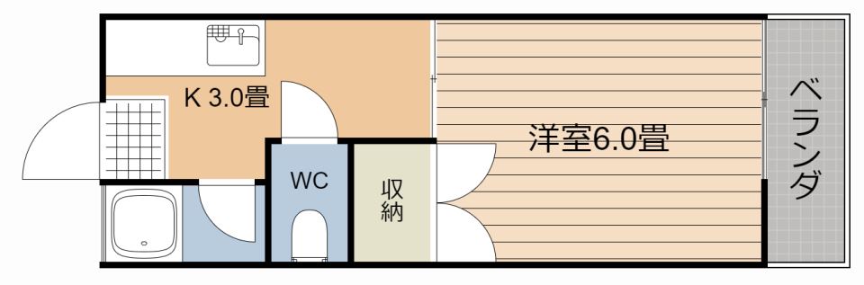 ふじコーポ 間取り
