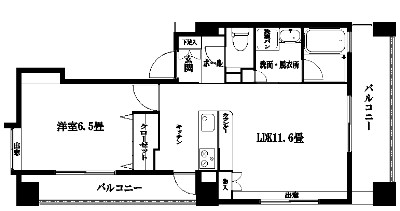 スタジオーネ小松原 間取り