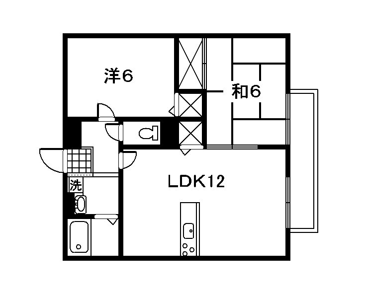 四元ハイツ 間取り
