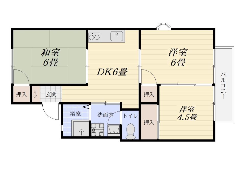 ハイライズ森田 間取り