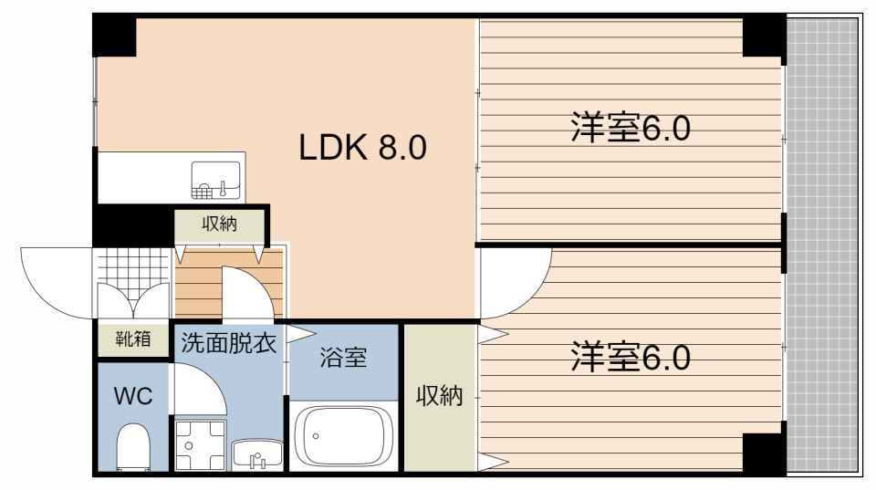 アヴェニールＫ 間取り