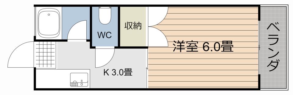 ふじコーポ 間取り