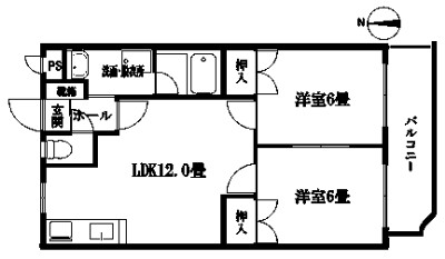サンヒルズ坂之上 間取り