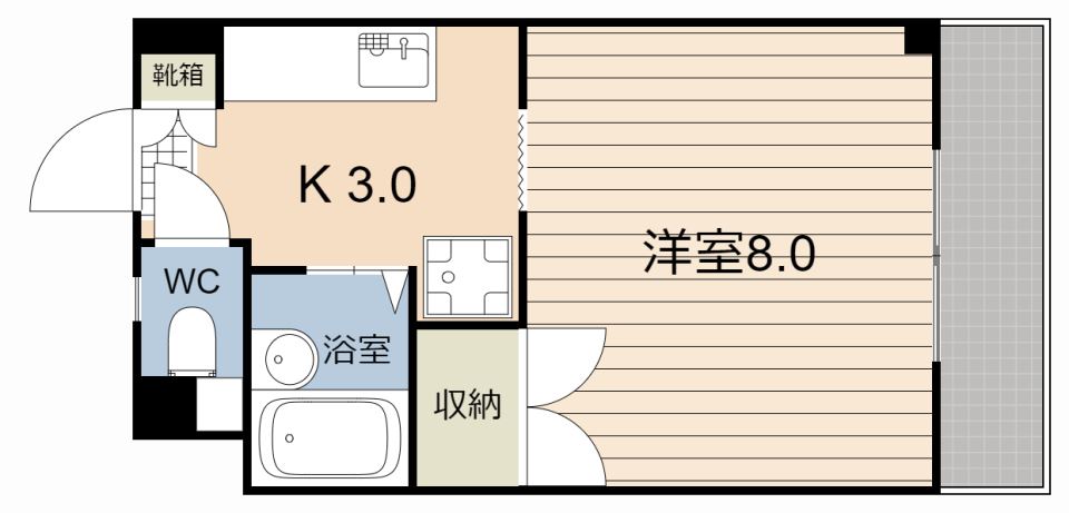 パステルイン南郡元 間取り