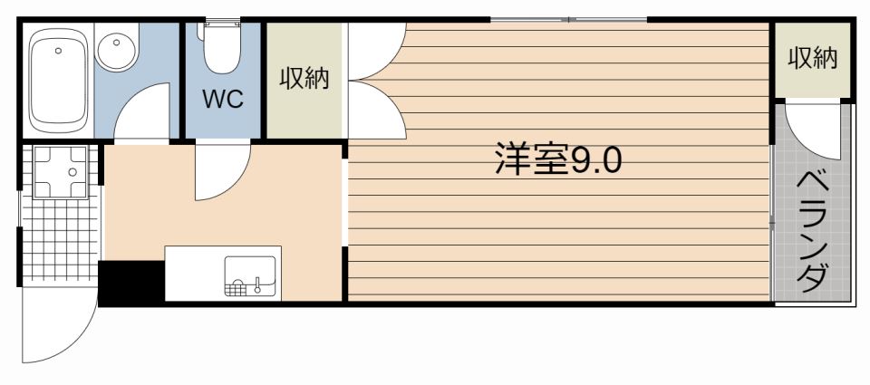 クリーンリブかすが 間取り