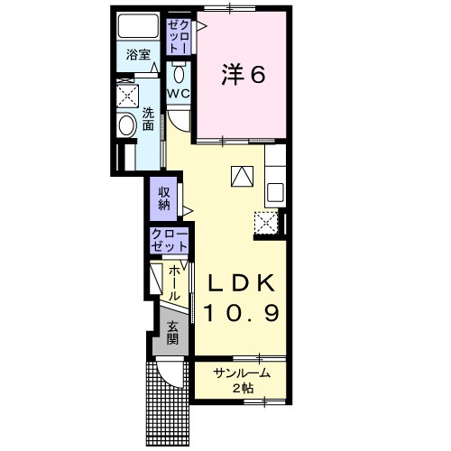 鹿児島県鹿児島市西別府町 間取り