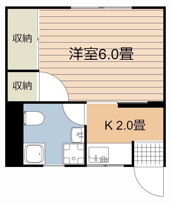 丸山アパート 間取り