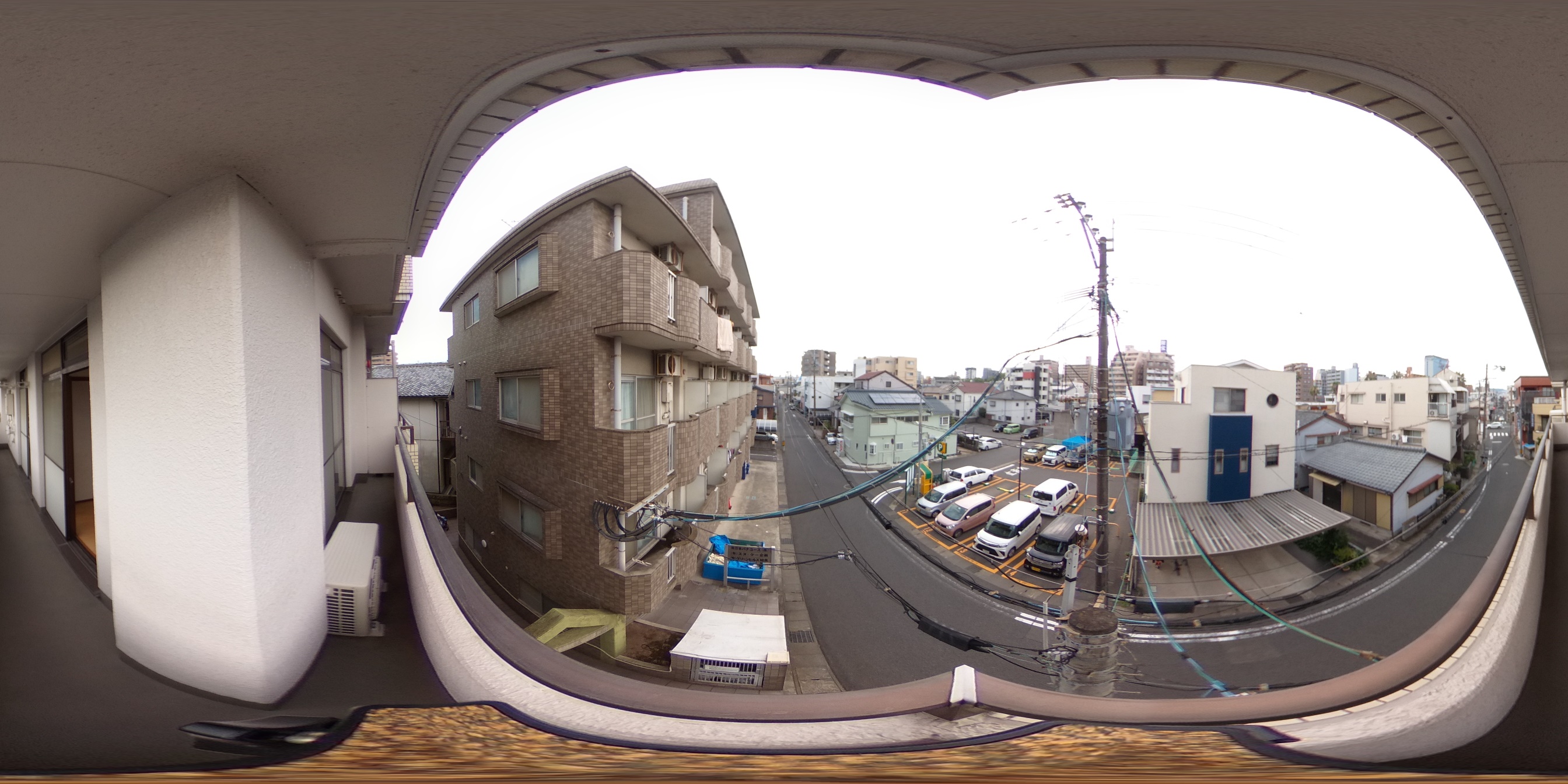 グリーンヴィレッヂ柿元 ベランダ