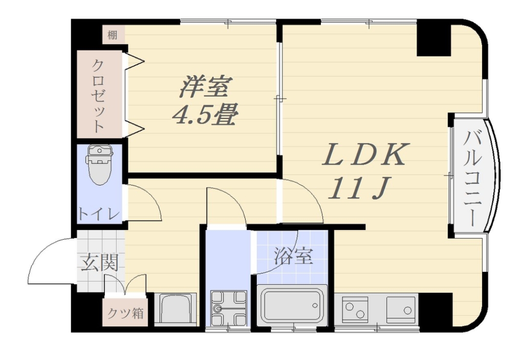 Ｋａｇｏｓｈｉｍａ Ｐｌａｚａ ＢＬＤ． 間取り