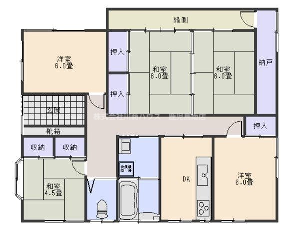 和田２丁目加治屋貸家 間取り