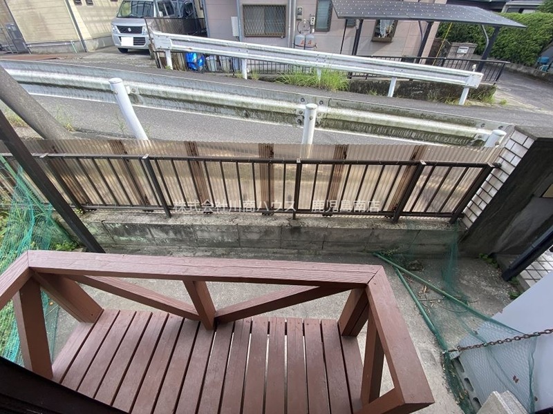 上福元町N貸家 ベランダ