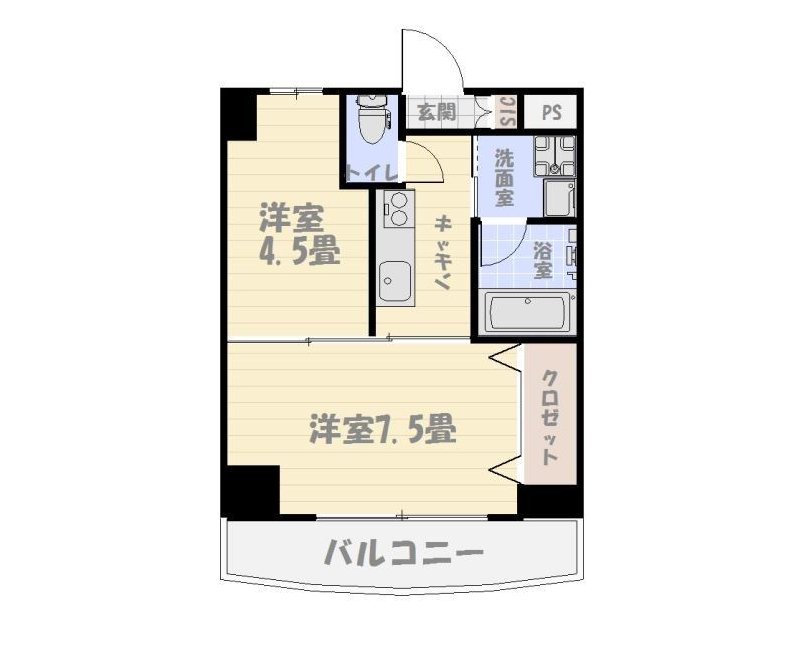 ヨーロピア荒田 間取り