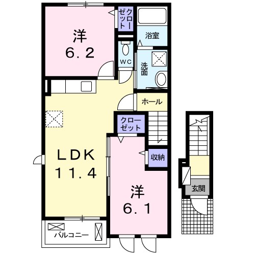 ベル・アンジュＮＢ 間取り