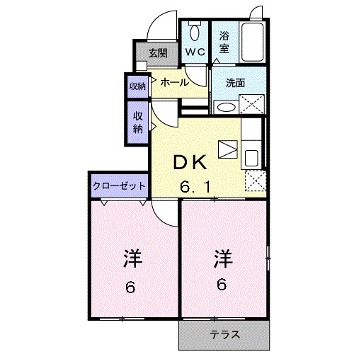 鹿児島県鹿児島市坂元町 間取り