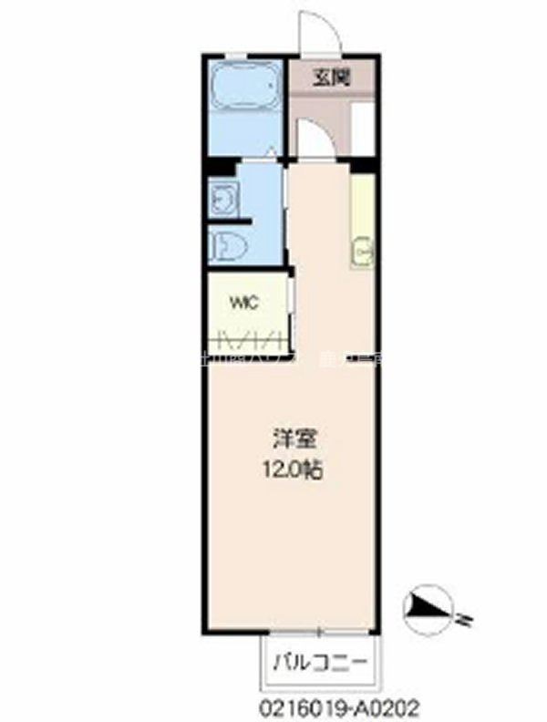メゾンパリス坂之上 間取り