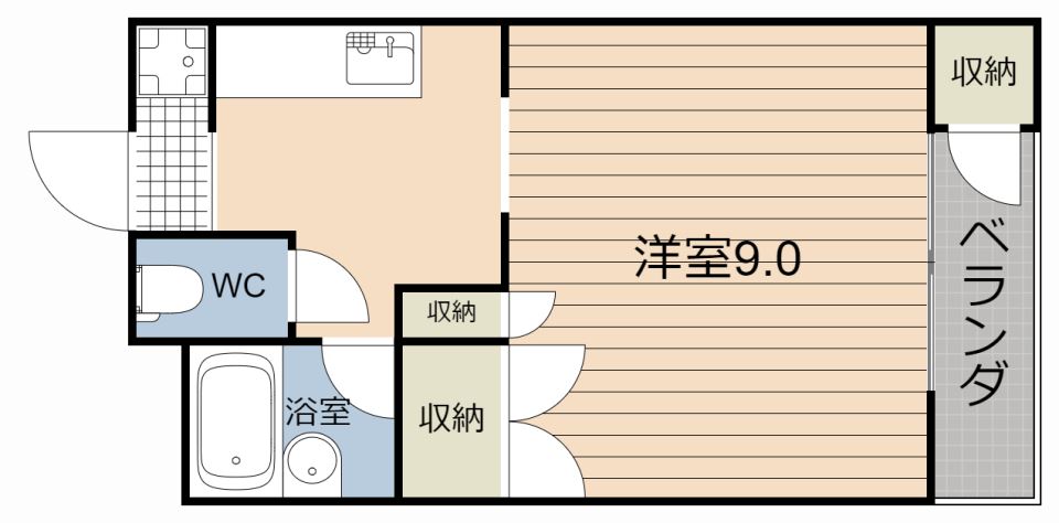 クリーンリブかすが 間取り