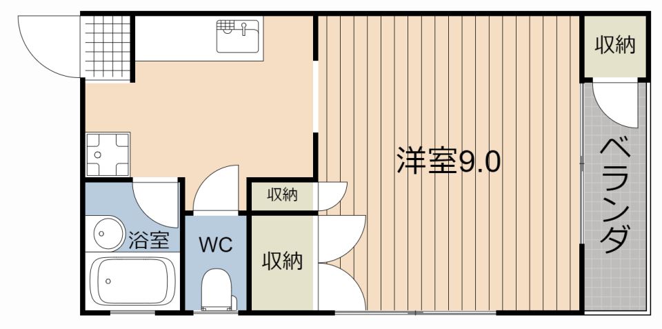 クリーンリブかすが 間取り