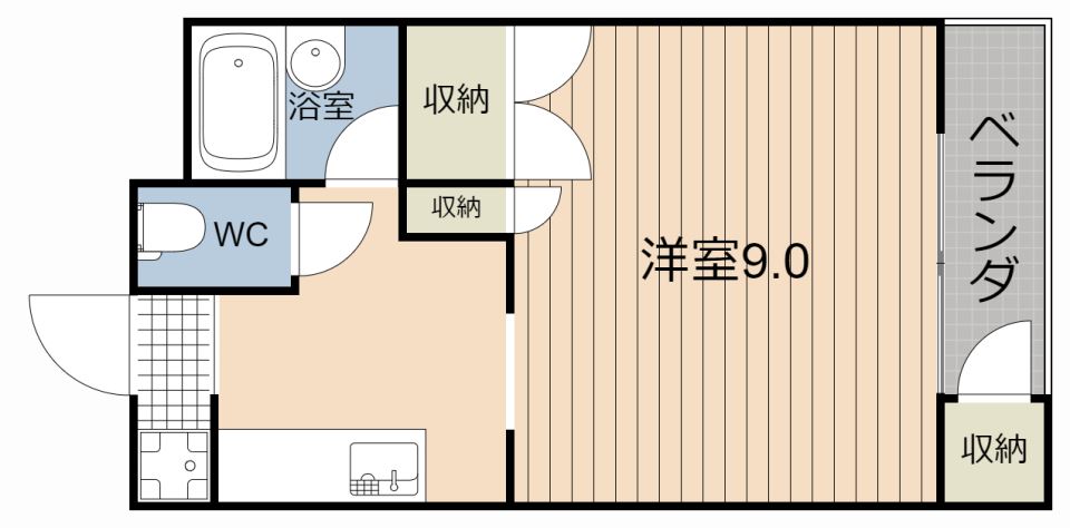 クリーンリブかすが 間取り