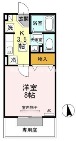モナリエプライズＢ 間取り