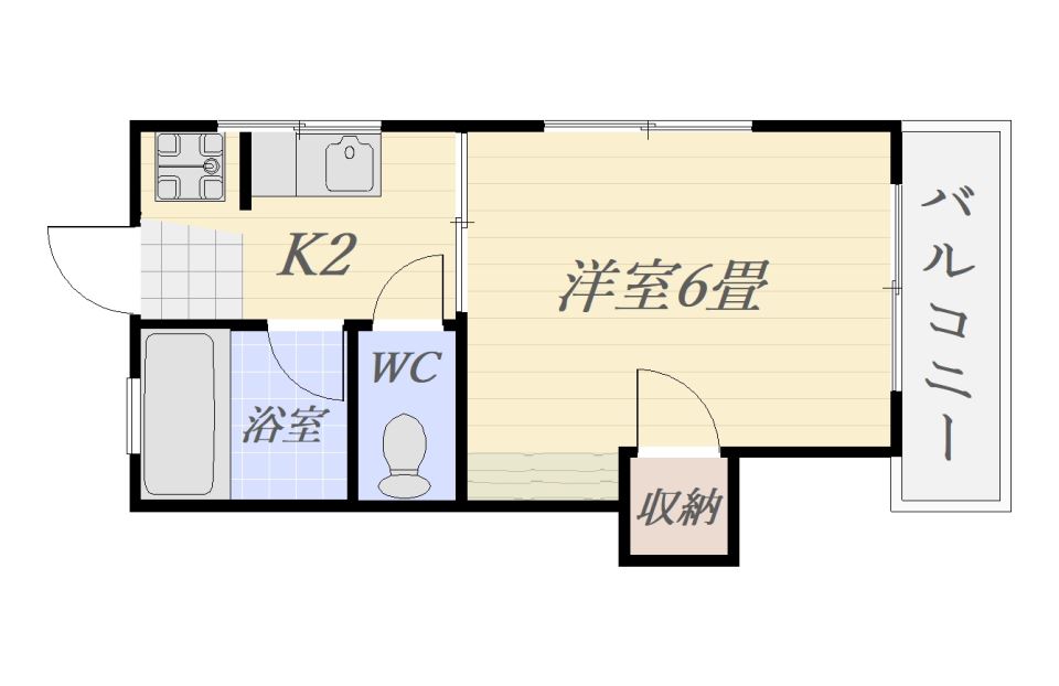井手コーポ 間取り