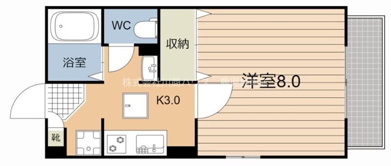モナリエプライズＢ 間取り